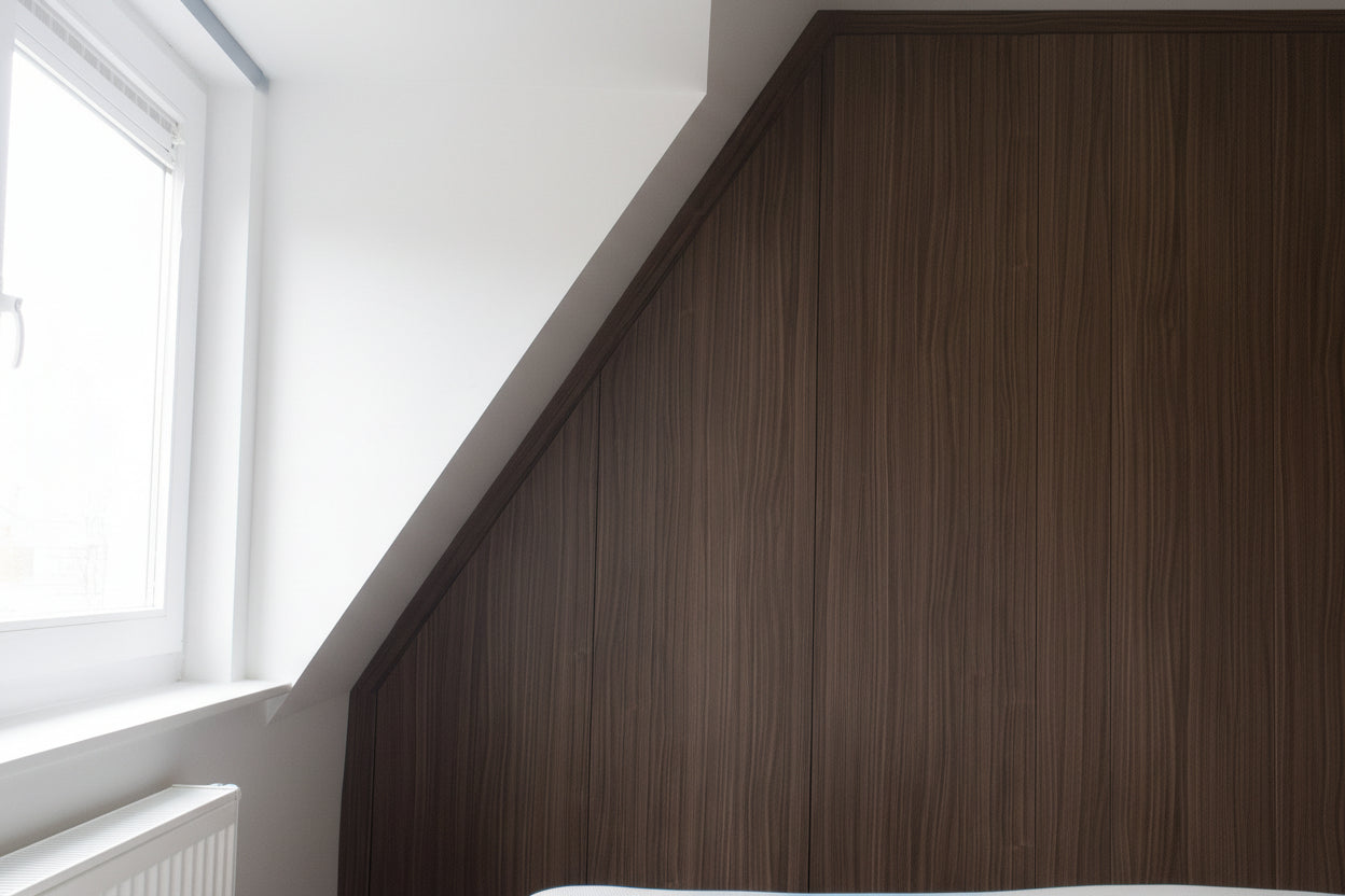 Kast schuine wand
